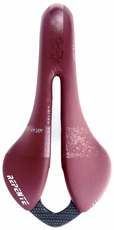 sedlo REPENTE Artax GLM bordó / 142 mm / 160 g