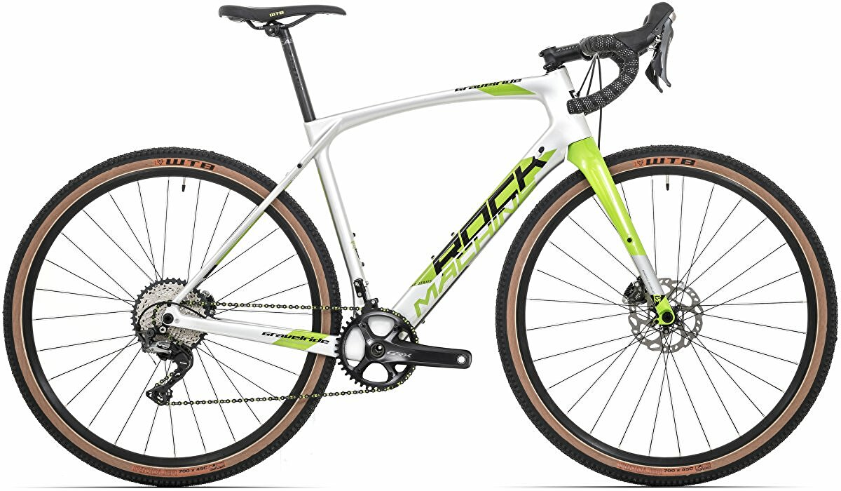 kolo Rock Machine GravelRide CRB 900 gloss silver/DVO green/black 52cm
