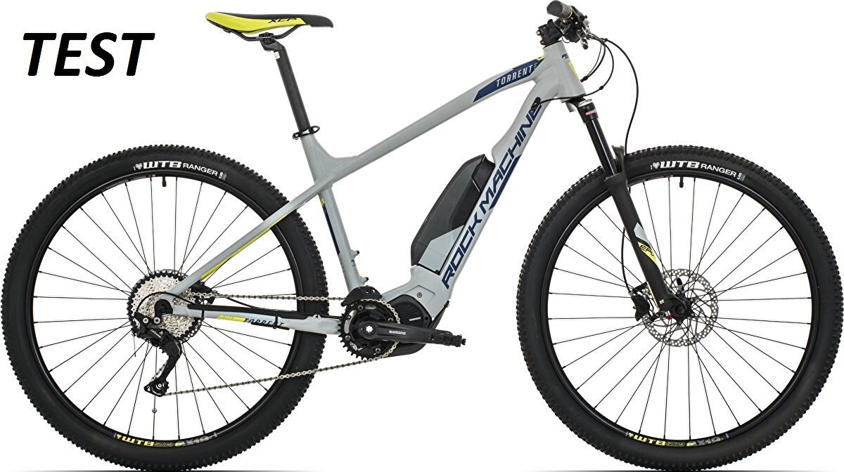 elektrokolo Rock Machine Torrent e90-29 TEST mat grey/radioactive yellow/night blue (XL)