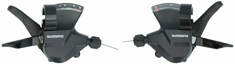 řazení SHIMANO Altus SL-M315 pár 2x8 speed černé, v krabičce