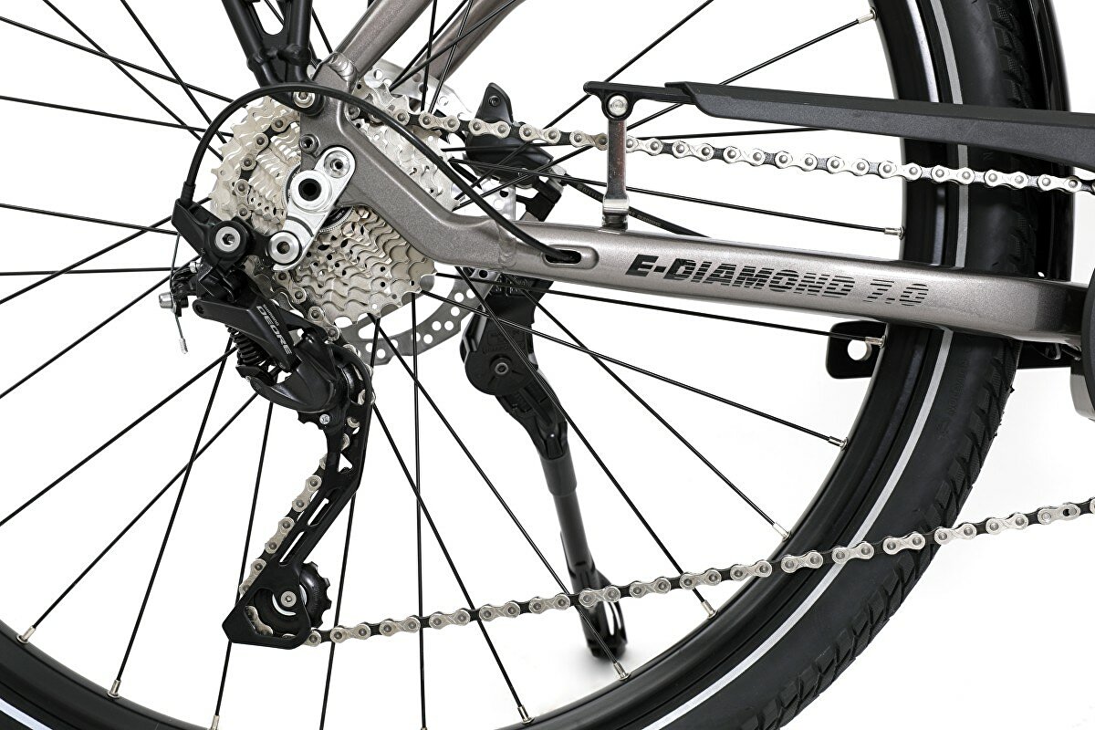 elektrokolo STORM E-Diamond 7 low step MX3 510 720 Wh 21" šedá