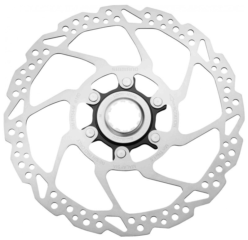 brzdový kotouč SHIMANO Deore SM-RT54 180mm Center lock v krabičce