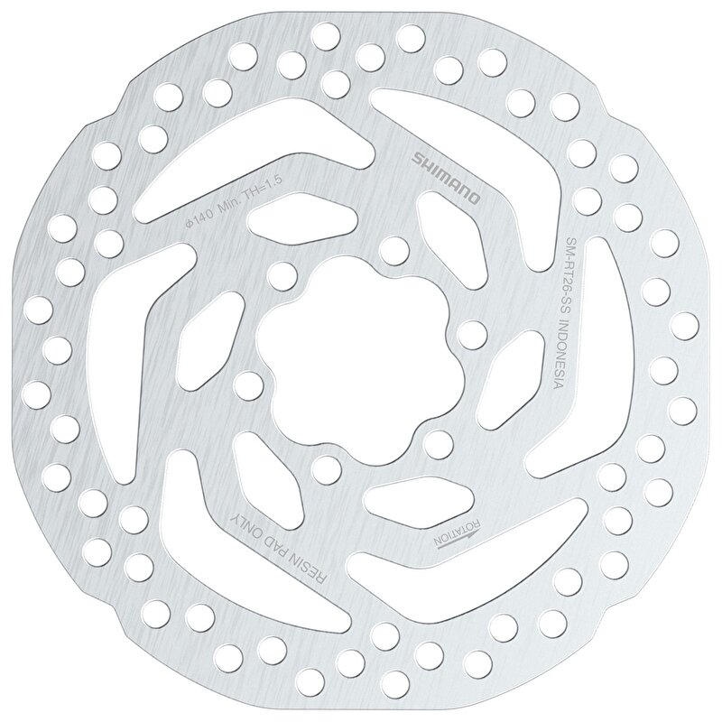 brzdový kotouč SHIMANO SM-RT26 140mm 6 děr, v krabičce