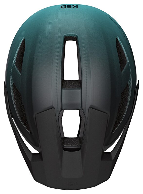 přilba KED Embrace Jr. S/M Teal Black Matt 52-58 cm