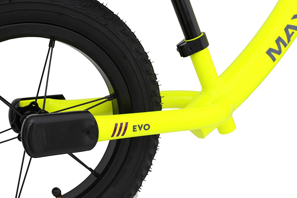 odrážedlo MAXÍK Evo Lite fluo žlutá/fialová