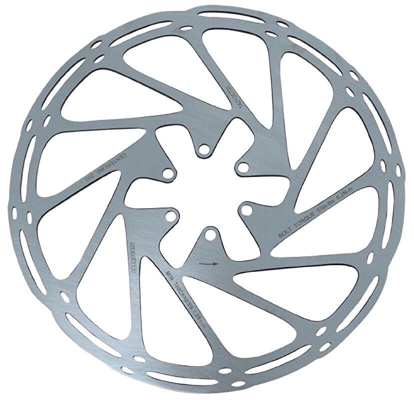 brzdový kotouč SRAM Centerline 200mm, 6 děr, Rounded