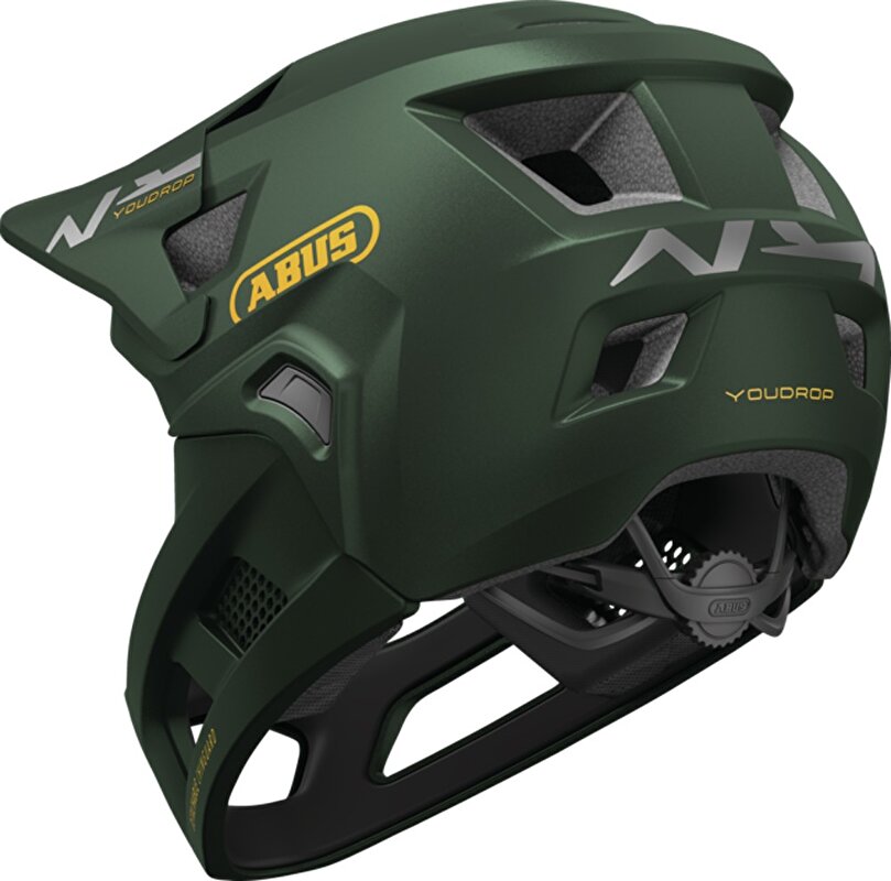 přilba ABUS YouDrop FF moss green S