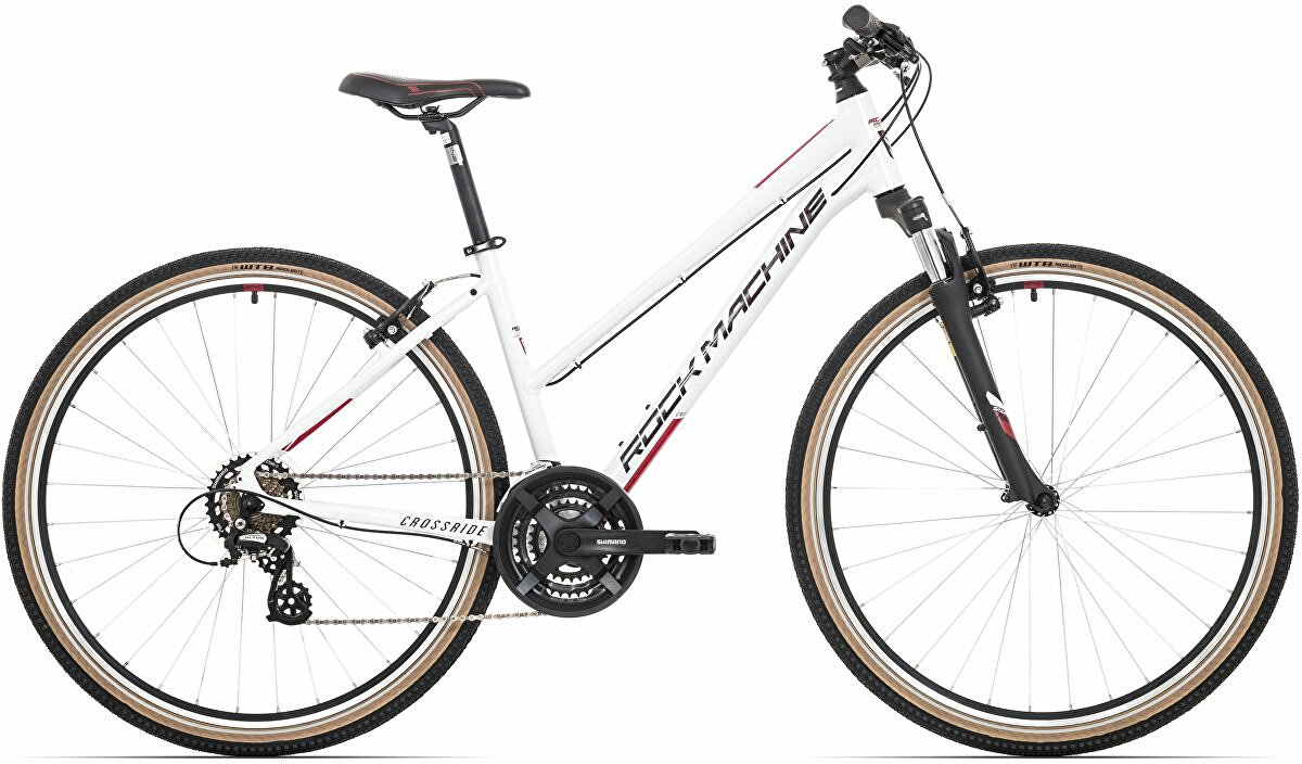 kolo Rock Machine CrossRide 100 lady  gloss white/crimson/dark crimson (L)