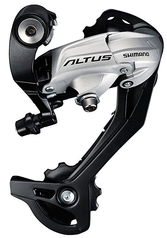 měnič SHIMANO Altus RDM370SGSS, 9 speed stříbrný