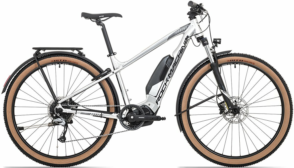 elektrokolo Rock Machine Torrent e70-29 Touring  gloss silver/black (L)