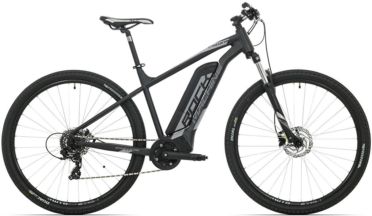 elektrokolo Rock Machine Storm e60-29 mat black/silver/dark grey +bat. 418 Wh, 17" (M)