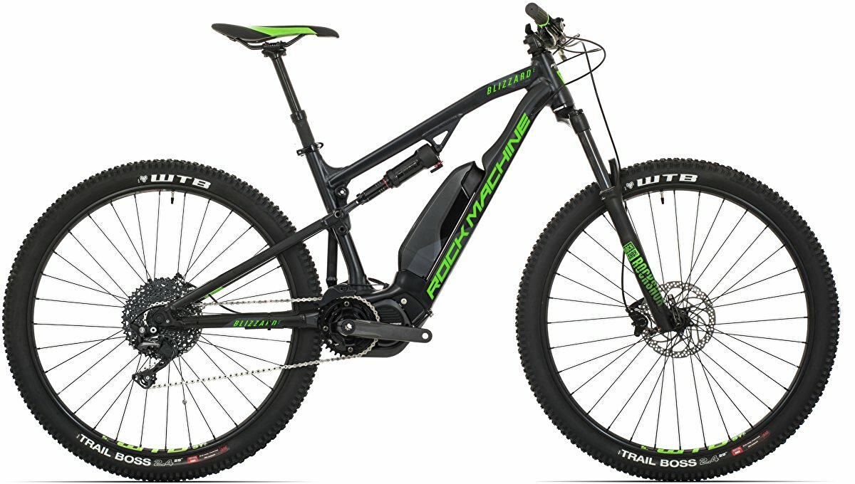 elektrokolo Rock Machine Blizzard e50-29 mat black/neon green/dark grey (XL)