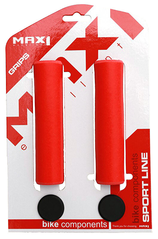gripy MAX1 Team silikon červené