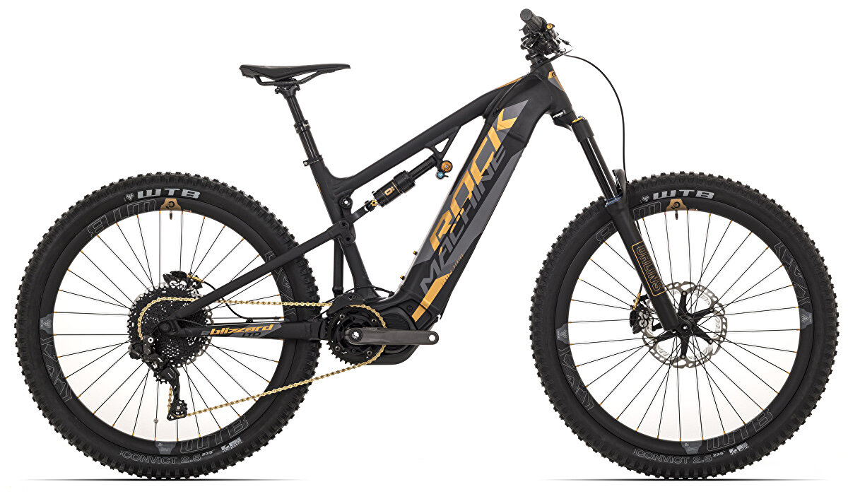 elektrokolo Rock Machine Blizzard INT eLTD-27+ black/Öhlins gold/dark grey 19" (L)
