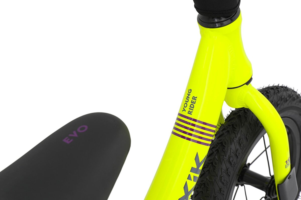 odrážedlo MAXÍK Evo Lite fluo žlutá/fialová