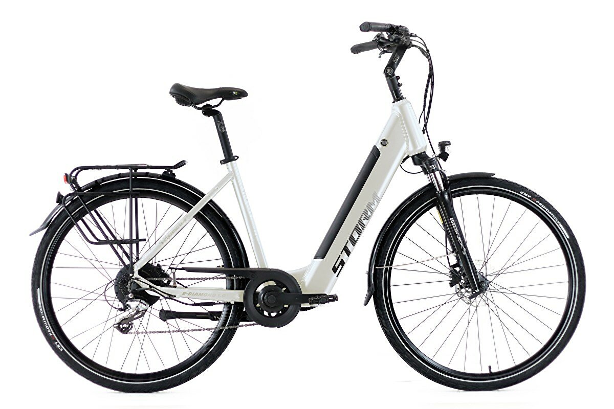 elektrokolo STORM E-Diamond 1 low step HR3 020 522 Wh 19" bílá