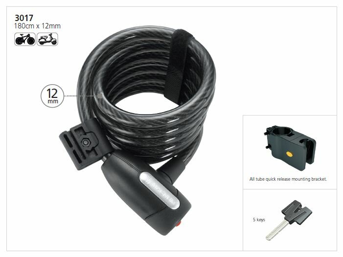 zámek MAGNUM spirála 1850x12 mm