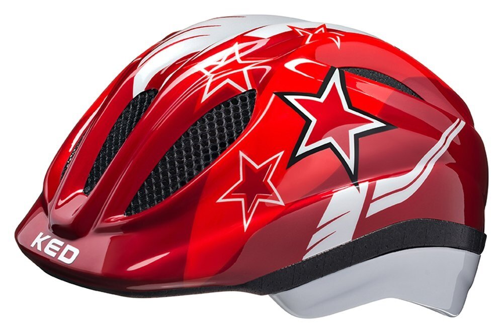 přilba KED Meggy XS red stars 44-49 cm