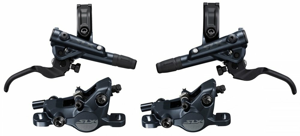 brzda kotoučová SHIMANO SLX M7100 p+z (1000+1700 mm) komplet bez kotoučů J-kit v krabičce