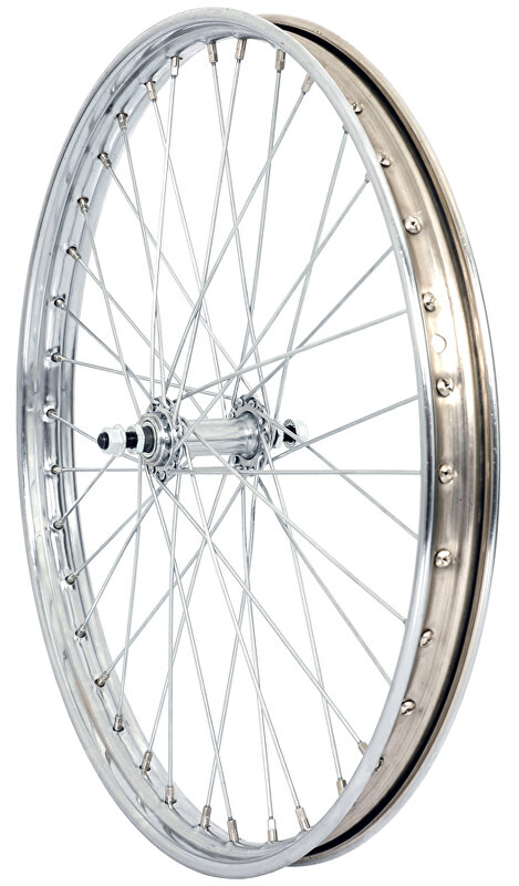 zapletené kolo 2 1/4-19 Fe na káru chrom