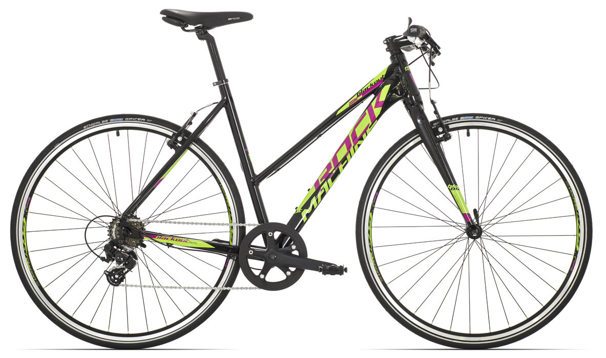 kolo Rock Machine trekk Blackout 20 lady black/green/red 53cm