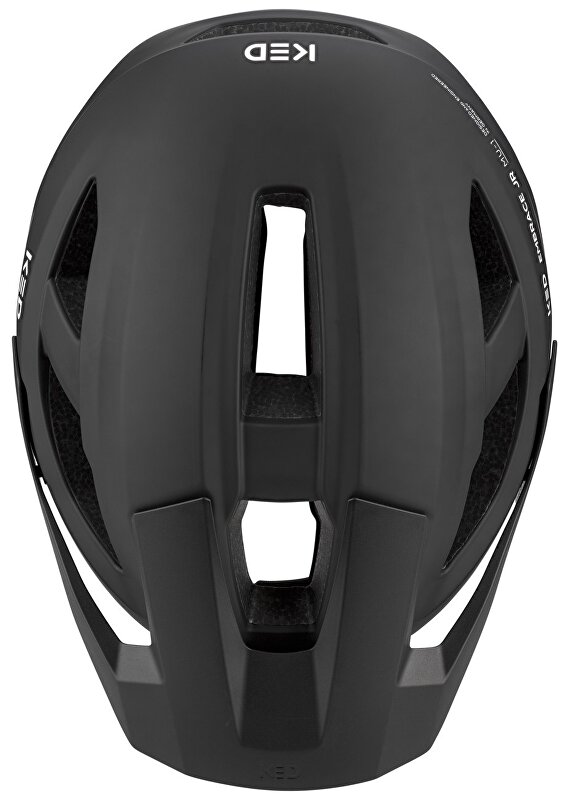 přilba KED Embrace Jr. S/M Black Matt 52-58 cm