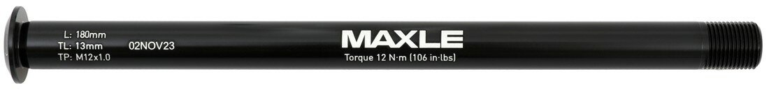 osa zadní SRAM 12/180 mm, M12x1,0, Maxle Stealth, UDH, černá