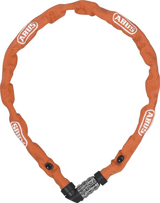řetězový zámek ABUS 1200/110 web orange kódový