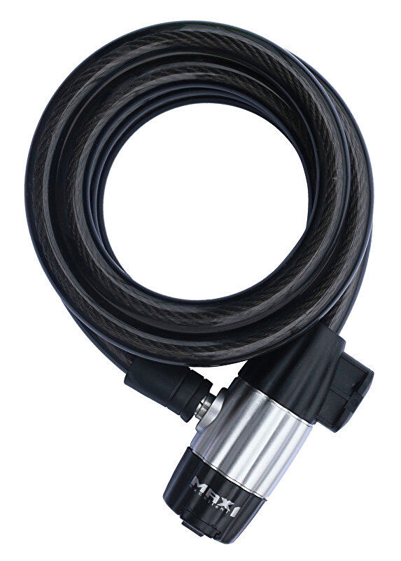 Zámek spirala MAX1 1800x12 mm 4 klíče