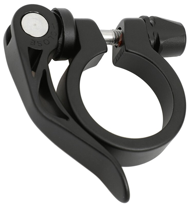 sedlová objímka BASIC 34,9 mm rychloupínací matná černá