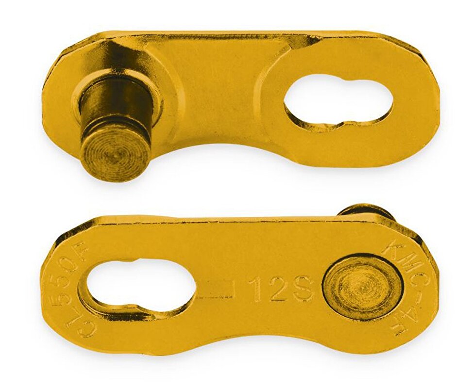 spojka řetězu KMC X Flattop NR Gold 2 ks na blistru, cena za balení