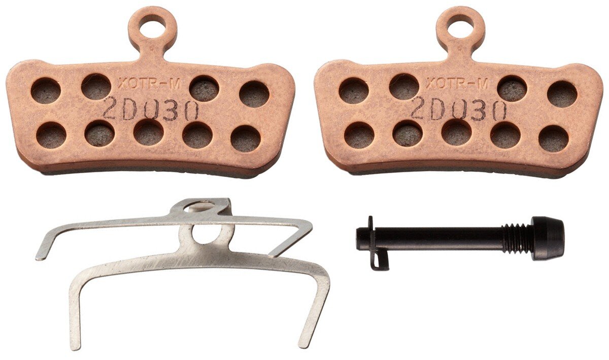 brzdové destičky Avid Trail/Guide/G2/Level sintrované, čtyřpístkové