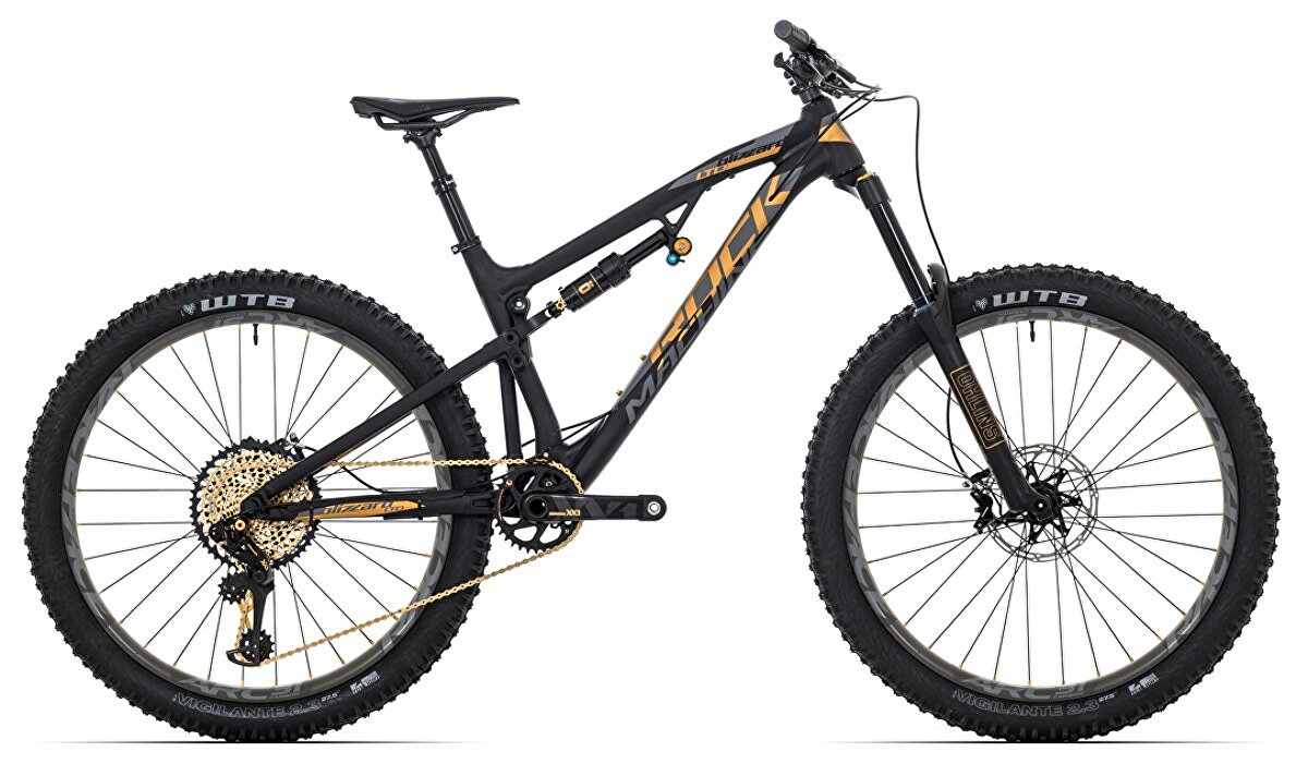 kolo Rock Machine Blizzard LTD-27 black/Öhlins gold/dark grey (M)