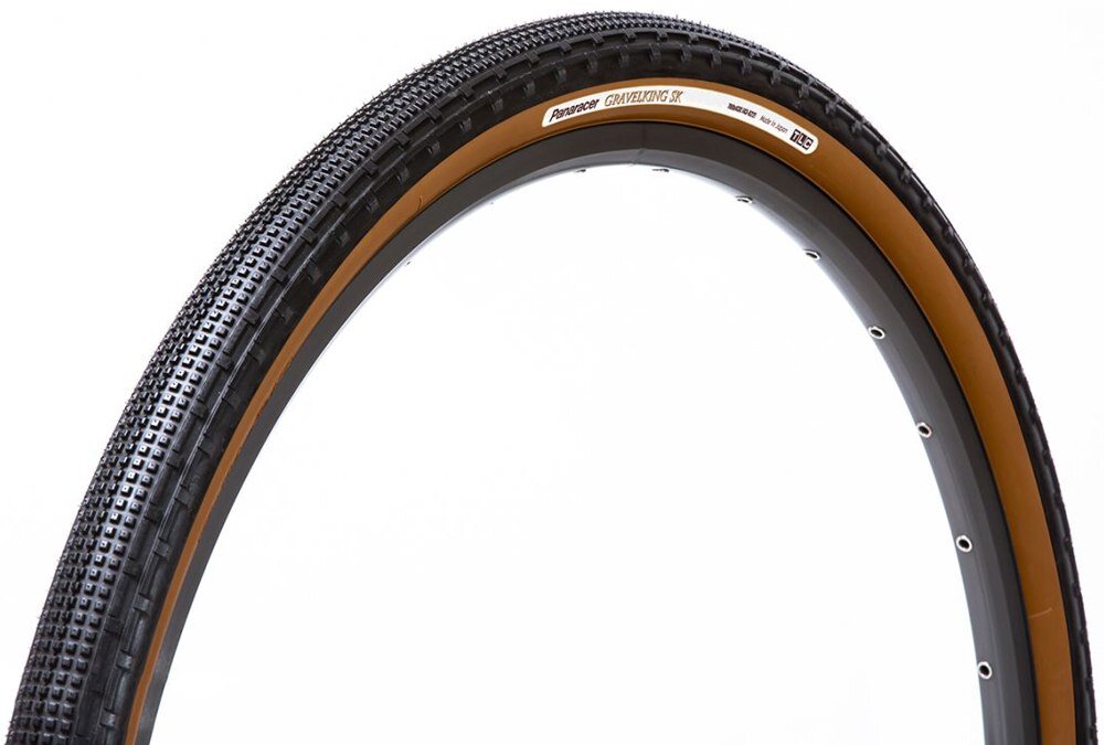 plášť PANARACER GravelKing SK 700x43C 126TPI černá/hnědá