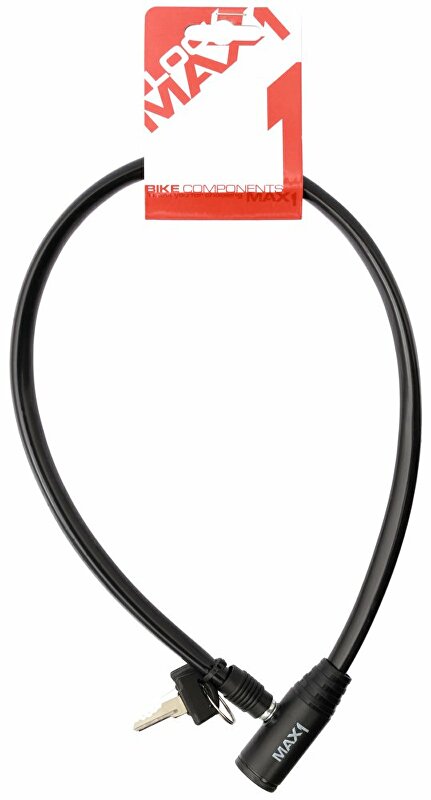 zámek lanko MAX1 650 mm černý