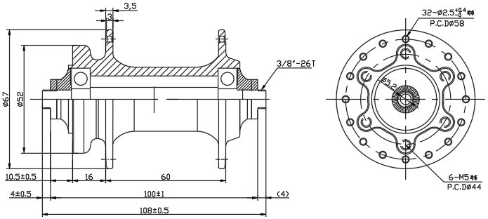 brzdový kotouč SHIMANO Deore SM-RT54 180mm Center lock, v krabičce