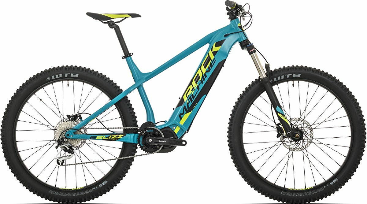 elektrokolo Rock Machine Blizz INT e50-27+ mat petrol blue/radioactive yellow/black (M)