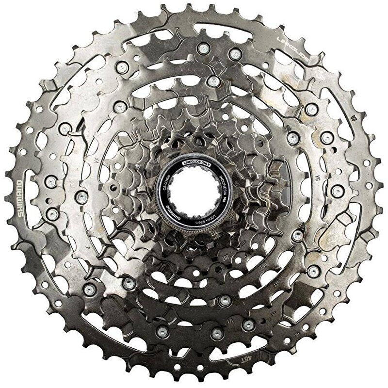 10-kazeta SHIMANO CS-LG400 Cues 11-48 zubů, stříbrná v krabičce