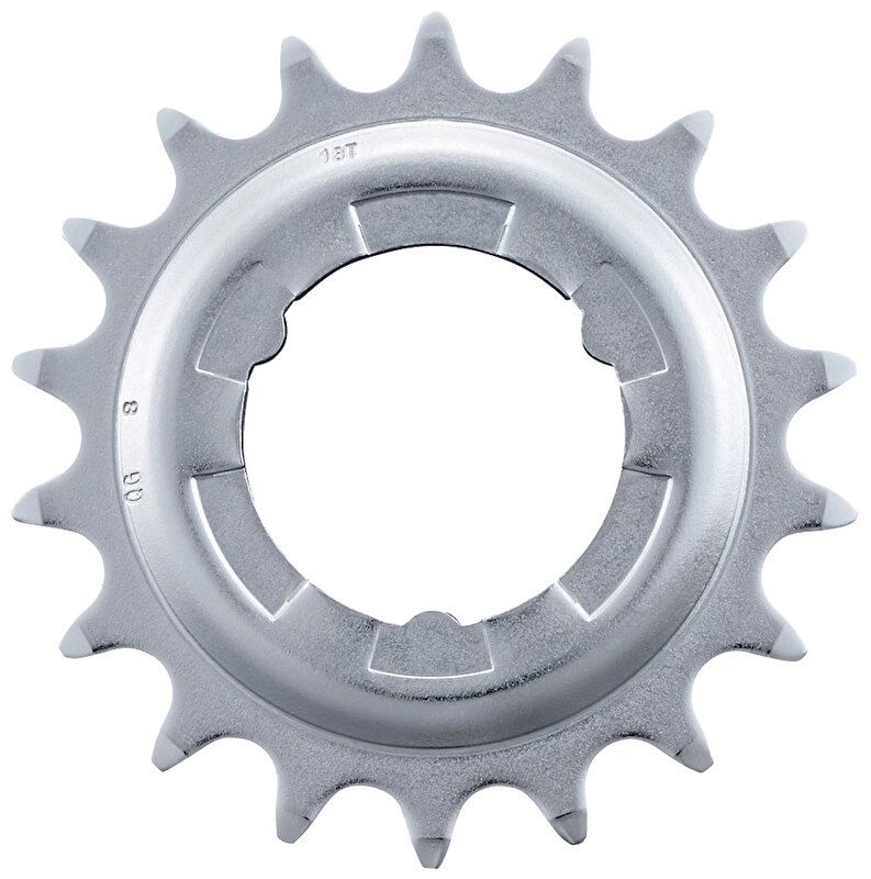 pastorek SHIMANO Nexus 18 zubů stříbrný