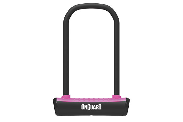 Zámek ONGUARD podkova 115x230x11mm růžová