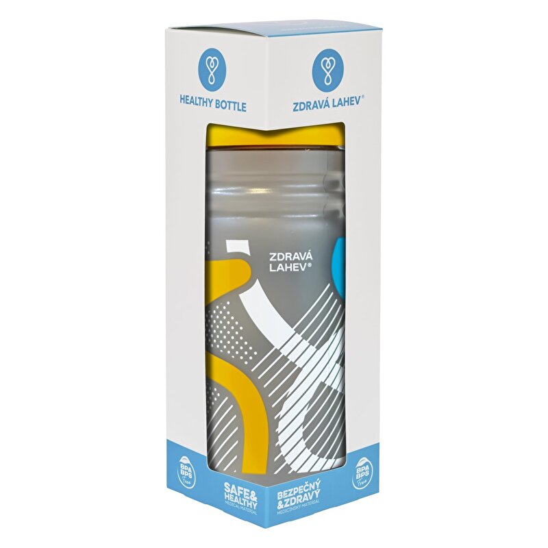 Zdravá lahev 0,7 l Sport Element žlutá