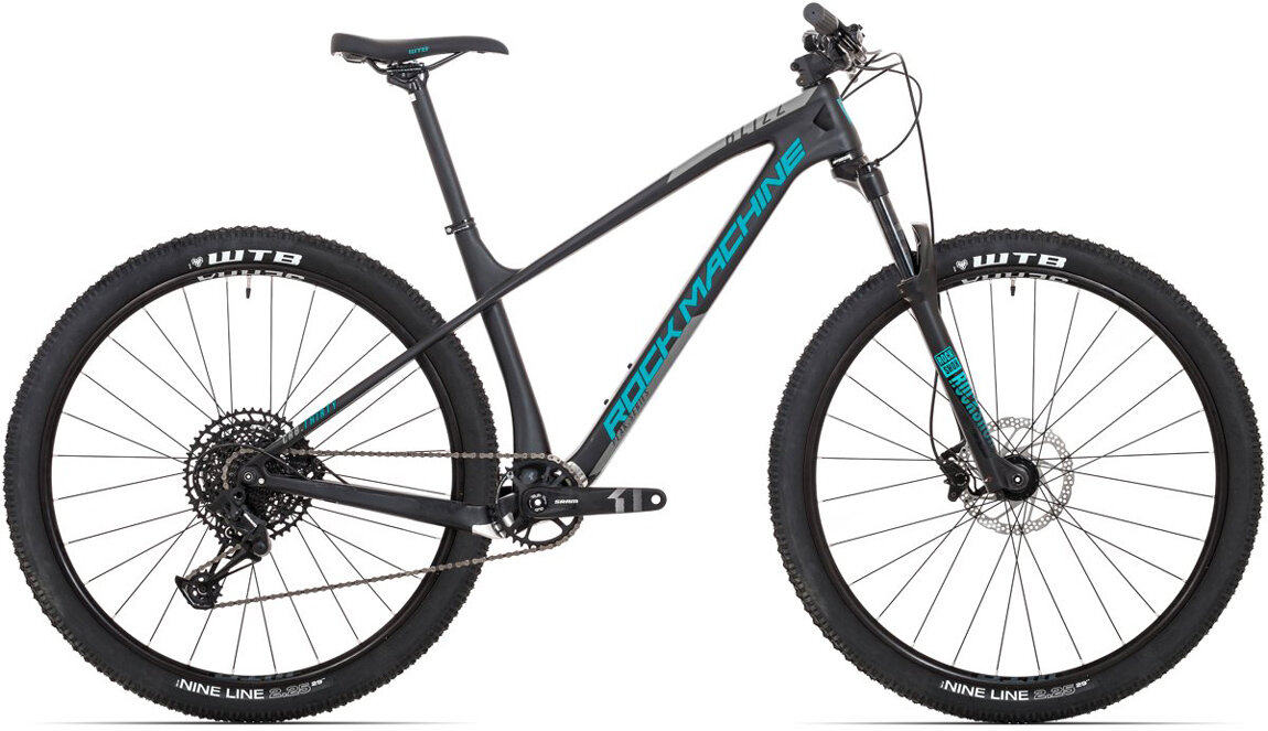 kolo Rock Machine Blizz CRB 30-29 TEST mat black/dark grey/petrol blue (L)