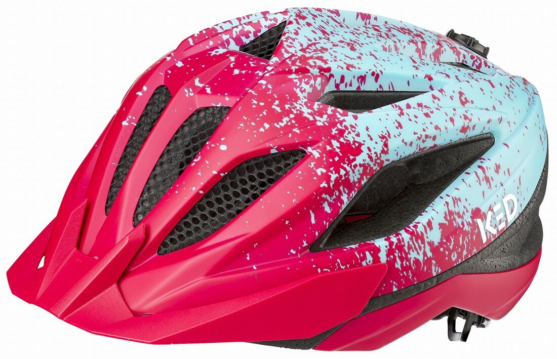 přilba KED Street Junior Pro M pink iceblue matt 53-58 cm