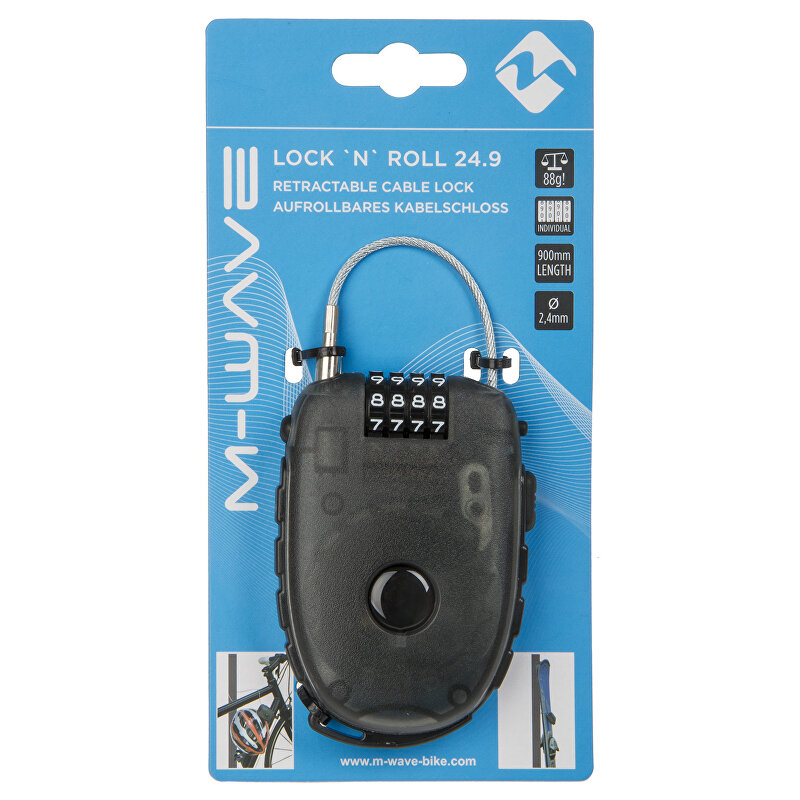 lankový zámek M-Wave Combo X Pocket