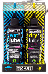mazivo MUC-OFF Wet+Dry Lube 120 ml Twin Pack