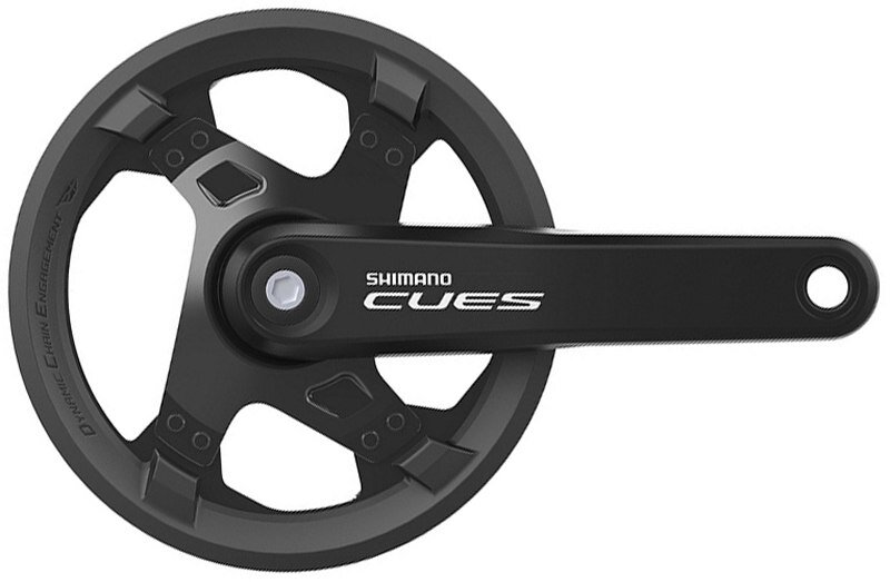 kliky SHIMANO Cues FC-U4000-1, 175mm, 40 zubů, černé, 11,10,9 speed, pro osu čtyřhran, v krabičce