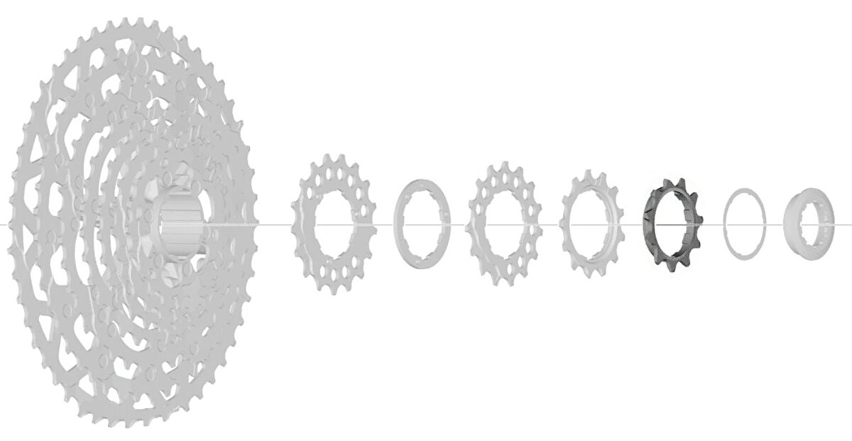 pastorek SHIMANO 11 zubů pro 11 pastorkový systém CS-LG700 Linkglide