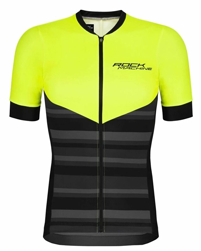 dres ROCK MACHINE MTB/XC černo/zelený vel.S