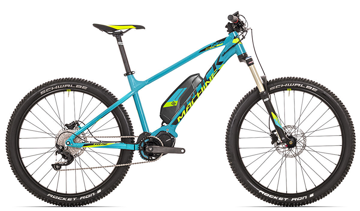 elektrokolo Rock Machine Blizz e50-27+ 21" petrol blue/radioactive yellow/black