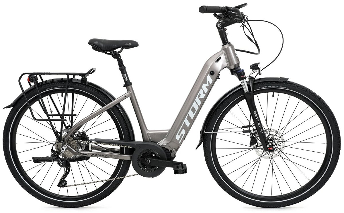 elektrokolo STORM E-Diamond 7 low step MX3 510 720 Wh 21" šedá